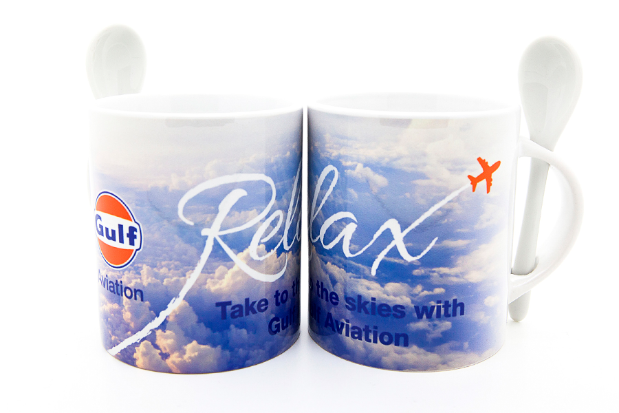 Branded Mug with Spoon