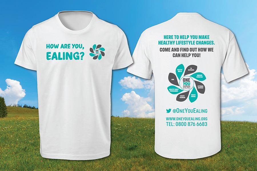 White T-shirts - Transfer Print to 2 Positions