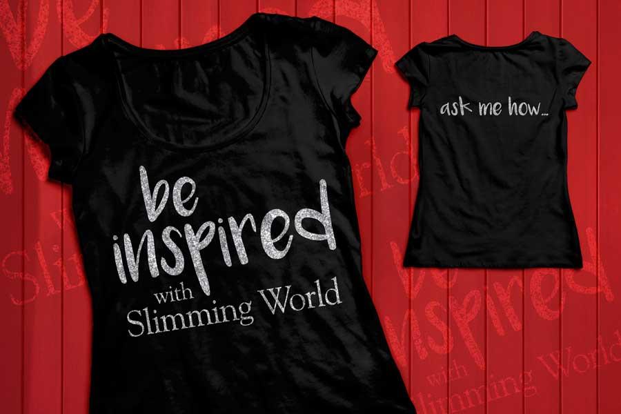 Slimming World Screen-Printed T-Shirts Front and Back